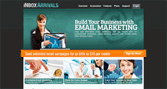 Desktop Screenshot of inboxarrivals.com